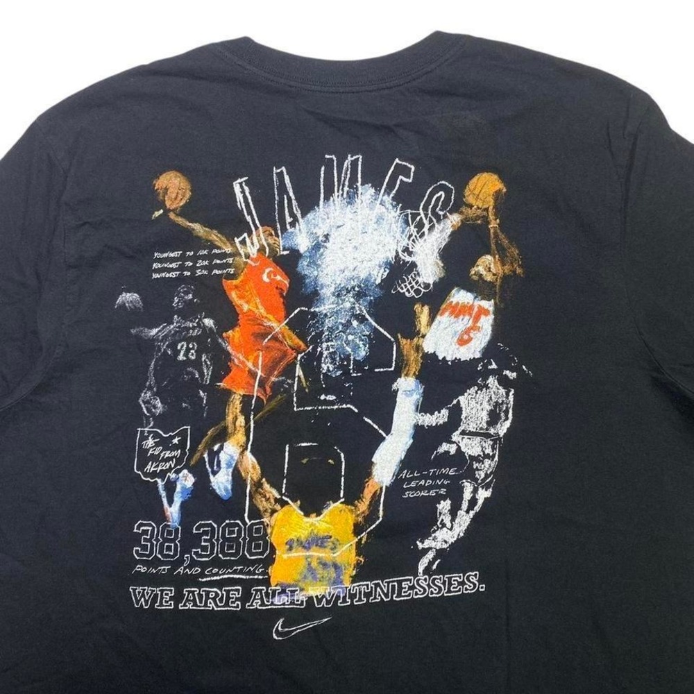 LA Lakers x LeBron James points record Nike‎ shirt